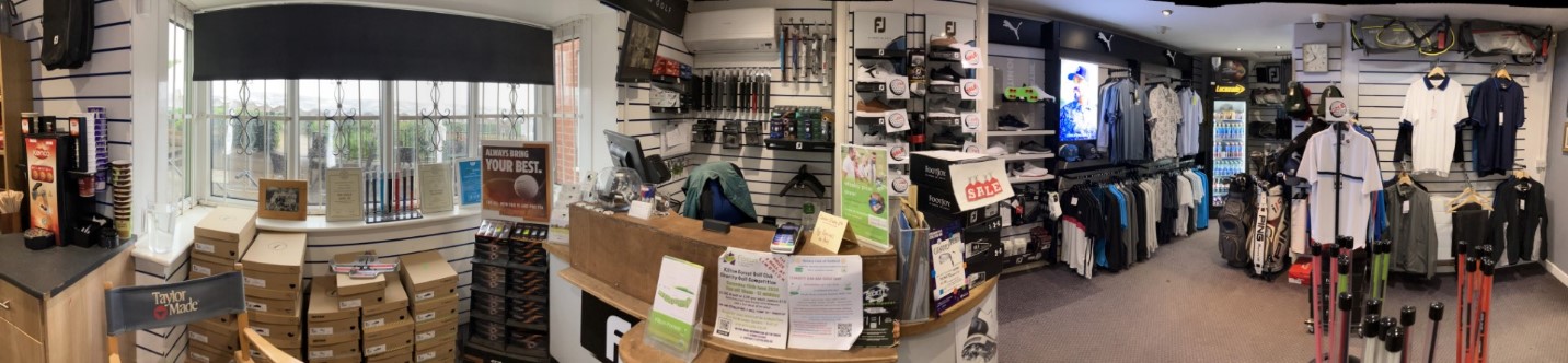Pro shop for. golf